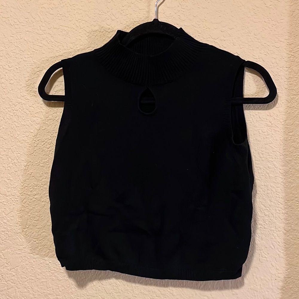 Black Halter top